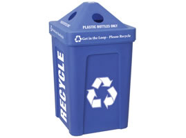 Rotomoldagem para latas de lixo de plástico